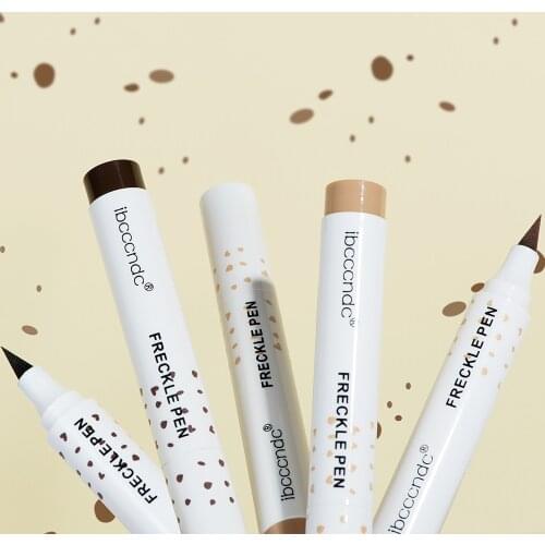 Faux Freckles Pen Light Brown/Dark Brown Freckle Makeup Pen Natural Fake Freckles Pencil Long-Lasting Dot Freckle Pen Sunkissed