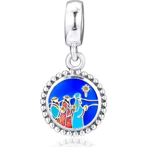 Fits For Pandora Charms Bracelets 100% 925 Sterling-Silver-Jewelry Beads Free Shipping