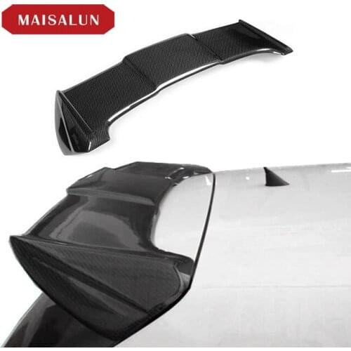 Suitable For Volkswagen Polo Osir Type Carbon Fiber Top Wing and Tail, the Original Non Perforated Upper Spoiler Fixed