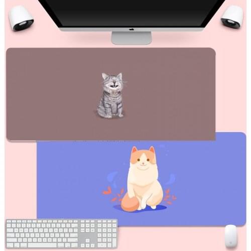 Cat Art Aesthetics Durable Rubber Mouse Mat Pad Gaming Mousemat XL Large Keyboard PC Desk Mat Takuo Anti-Slip Comfort Pad