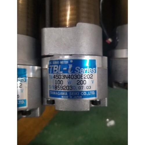 TS4503N4030E202 servo motor , used in good condition . 85% appearance new , good working , free shipping