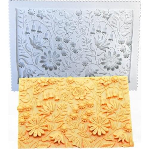 Small Chrysanthemum Fondant Silicone Mat Flower Cake Decorating Mold Epoxy Chocolate Mold Baking Tool Kitchen Tools