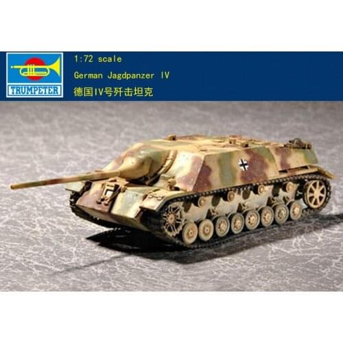 Trumpeter 07262 1/72 German Jagdpanzer IV Tank Destroyer Model Kit Armored Car TH07156-SMT6