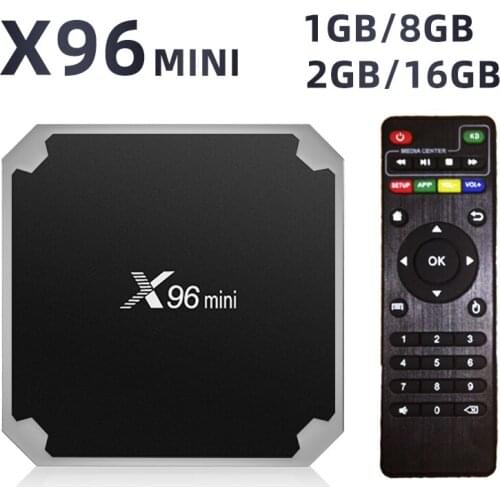 X96 mini Smart Android TV Box 2GB 16GB Android 7.1 Amlogic S905W Quad Core 2.4GHz WiFi 1GB 8GB Set top box Android 9.0