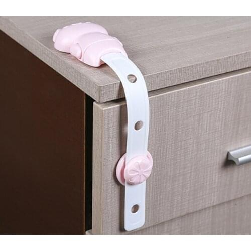 Cartoon Bear Child Lock Baby Safety Cabinet Lock Children Protection Kids Drawer Locker Baby Safety Cabinet Childproof