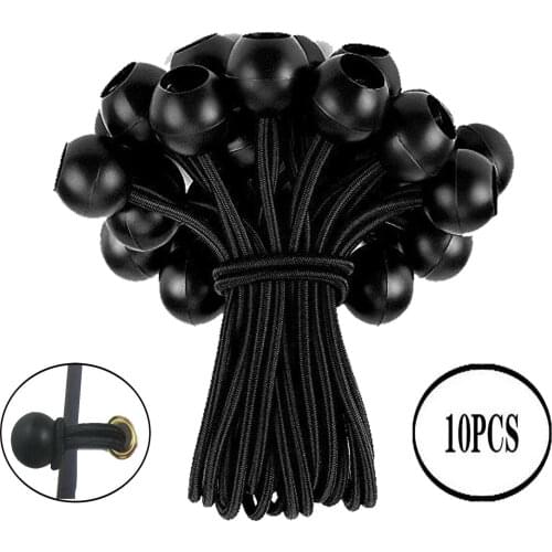 10X Bungee Ties to attach Ball Clip rope Lock For Spa Hot Tub Cover cap jacket