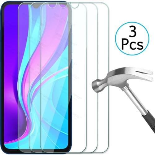 3Pcs Tempered Glass For Xiaomi Redmi 9C NFC Screen Protector on the For Mi Red mi 9c 9 c c9 redmi9c NFC 9cnfc Safe Glass 6.53"