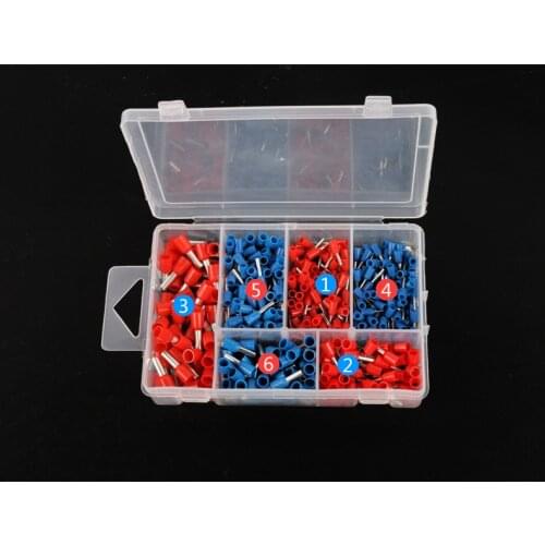 450pcs Copper Crimp Connector Insulated Cord Pin End Terminal Ferrules Kit Set