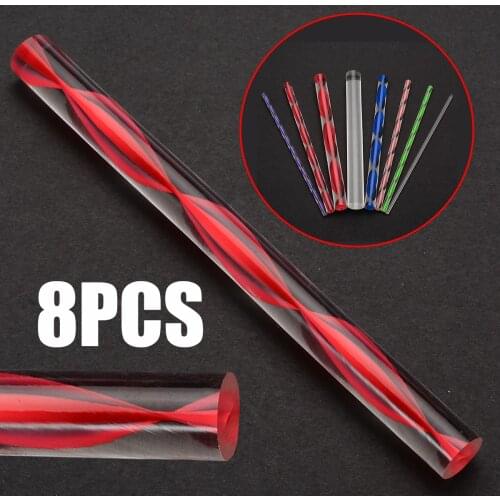 8pcs Dot Painting Pen Acrylic Rods Mandala Dotting Tool Painting Stencils Template Rock Twisted Modeling Pen Embossing Craft Pen