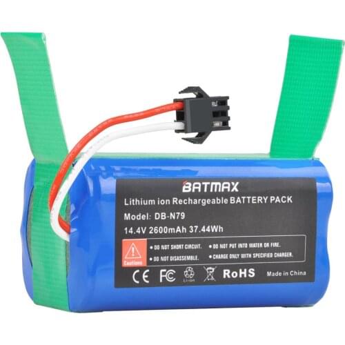 2600mAh 14.4V N79 Li-ion Battery for Ecovacs Deebot N79 N79S DN622, For Eufy Robovac 11, 11S, 11S MAX, 12, 15C, 15C MAX, 15T, 30