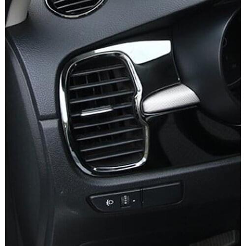 For Kia K2 Rio 4 x-line 2018 2019 Accessories Car Side Air Conditioning Vent Cover Trim Frame Stickers Interior Accessories