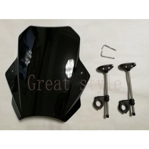 For Yamaha FZ1 FZ1N FZ6 S2 FZ 1 6 2001-2004 2008 2009 2012 2014 2015 Motorcycle Street Bikes Handlebars Windshield WindScreen