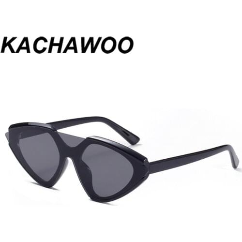 Kachawoo cat eye sunglasses women retro sun glasses for men one piece leopard black unisex party decoration dropshipping Europe