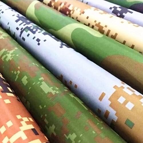 Camouflage Oxford Cloth Waterproof Sunscreen Fabric Outdoor Camouflages To Expand Outdoors Tent Umbrella Cloth Material