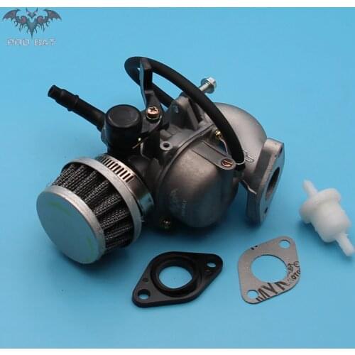 PZ19 19mm Hand Choke Carburetor Carb Intake Pipe Air Filter Fuel Filter Gasket 50cc 70cc 90cc 110cc 125cc Quad ATV Taotao Sunl