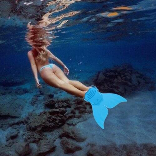 Swimming Fins Kids Training Flipper Mermaid Swim Fin Swimming Flippers Diving Feet Tail For Children Water Sports Training