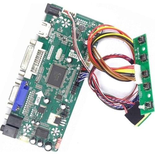 M.NT68676 HDMI DVI VGA LED LCD Controller board Kit DIY for HSD121PHW1-A01 HSD121PHW1-A03 1366X768 panel