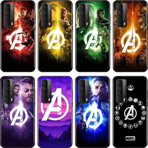 Marvel Avengers Hero Cool For Huawei Y9A Y9S Y9 Y8P Y8S Y7A Y7P Y7 Y6 Y6P Y6S Y5P Y5 Prime Pro 2019 2020 Soft Phone Case