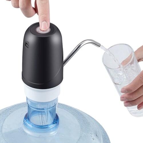 HOME-Water Bottle Pump, USB Charging Automatic Drinking Water Pump Portable Electric Water Dispenser Water Bottle Switch for U