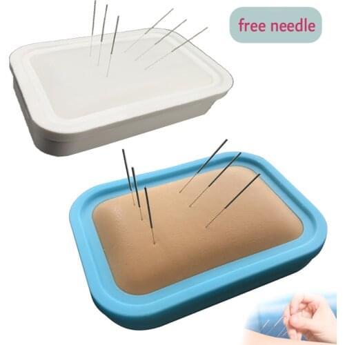 New Acupuncture Skill Learning Practice Simulation Skin Model Acupuncture Accupuncture Training Bag Practice Board