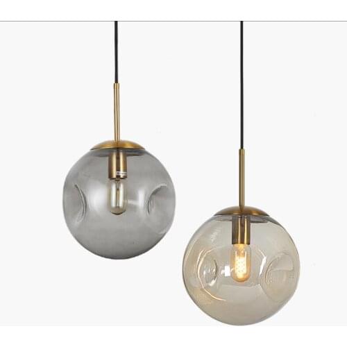 New product net red bar spot water pattern glass personality restaurant bedside chandelier