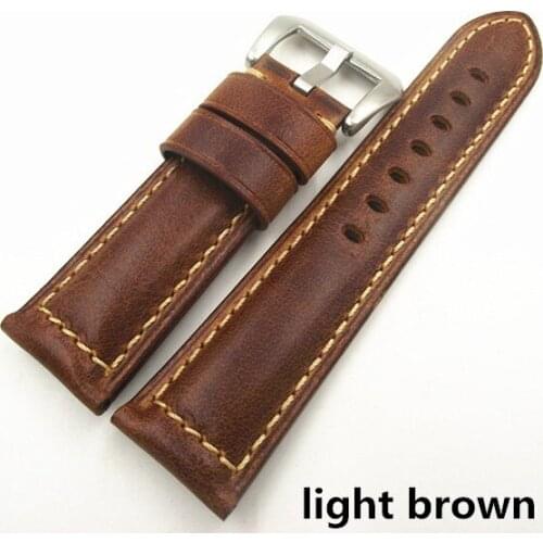 1PCS 20MM 22MM 24MM 26MM genuine leather Cow leather Watch band watch strap man watch straps -171223