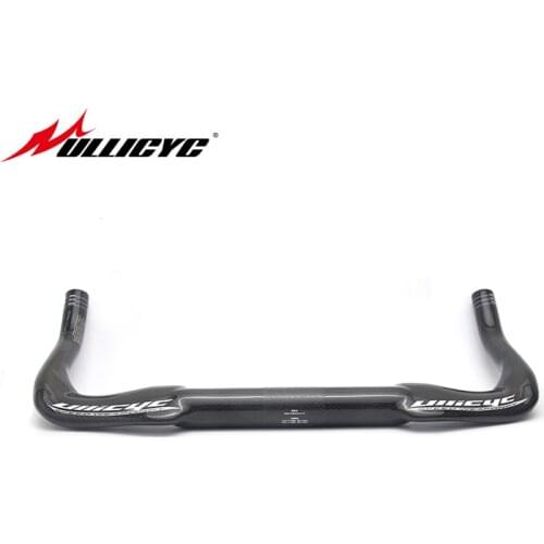 Ullicyc MTB Road Bike Full Carbon Fiber Handlebar Rest Bicycle Handlebar Durable Bend TT Bar Cycling Parts 400/420/440mm