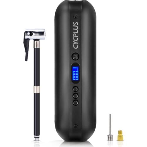 CYCPLUS A3 Black High Pressure 150 PSI Bicycle Accessories For Car And Bike Portable Electric Air Inflator