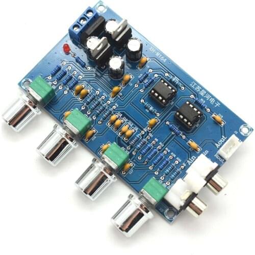 XH-M164 Power Amplifier Tuning Board Pre-board Tone Board NE5532 Amplification Beautification High and Bass Adjustment Board