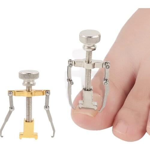 1 Piece Metal Ingrown Toe Corrector Nail Recover Correction Tool Pedicure Fixer Foot Nail Care Gold Sliver