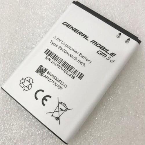 3.8V New Replacement Battery For General Mobile GM 5 Android One GM5 4G Dual GM4G GM5D 5D Cell Mobile Phone Batteries