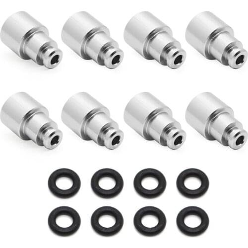 8Pcs Fuel injector extender adapter LS3 delphi 4.8 5.3 6.0 injector into a LS1 LS2 TOP HAT
