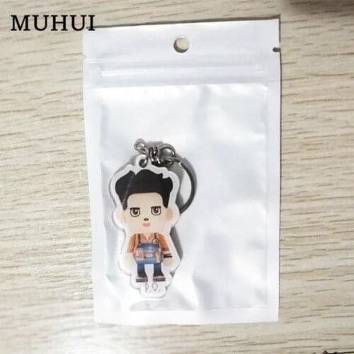 Kpop EXO Album CHAN YEOL BAEKHYUN SEHUN Birthday Key Chain Concert Lamp Light Sticks Keychain Keyring 18412