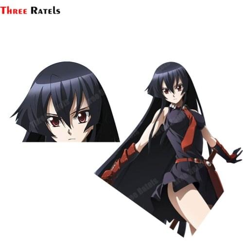Three Ratels B30 Anime Sticker Akame Akame Ga Kill Render Anti Scratch Film With Waterproof Function Vinyl Material Decals