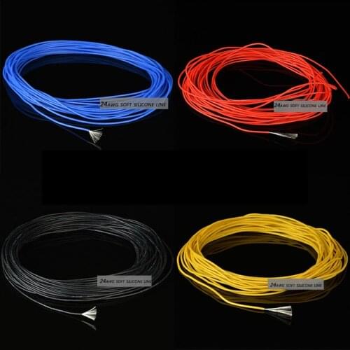 Computer cooling fan power supply 24awg soft silicone line electronic line chassis panel signal IO DuPont line