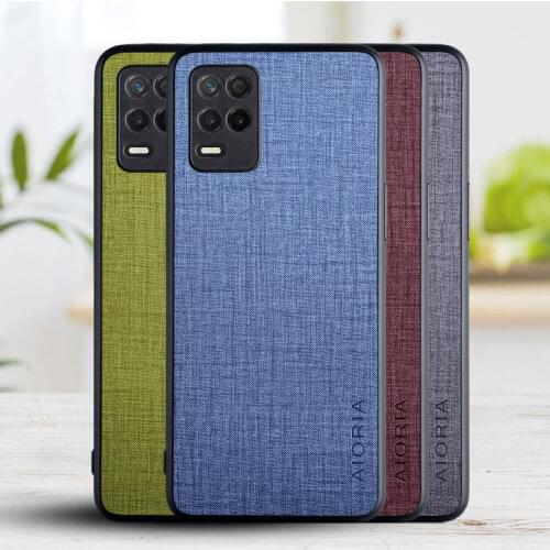 Case for Oppo Realme 8 5G Cross pattern PU Leather design phone cover for Realme 8 5G case coque funda