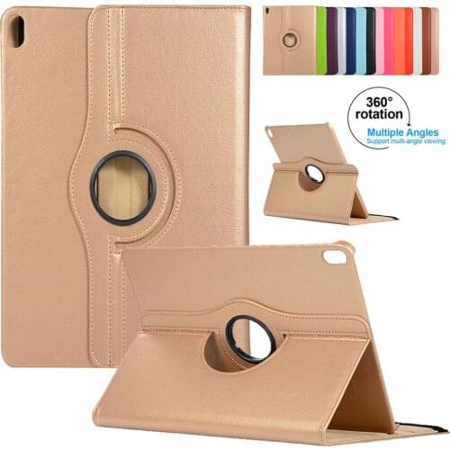 PU Leather Case for Air 3 A2123 A2152 360 Degrees Rotating Smart Cover for iPad Pro 10.5'' Auto Sleep Wake Up Protective Shell