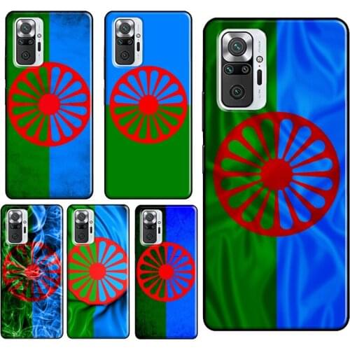 Gypsy Romani Roma Flag Case For Xiaomi Redmi Note 9 Pro 7 8 8T 9S Note 10 Pro Cover For Redmi 9 9T 9C 9A 8A 7A