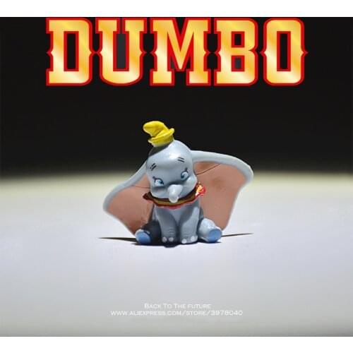 Disney Dumbo 2.5cm elephant mini doll Action Figure Anime Decoration Collection Figurine Toys model for children gift