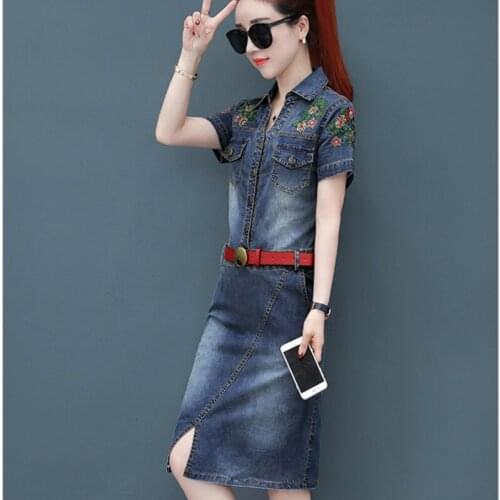 Модные джинсовые платья LYJDIQI China At AliExpress