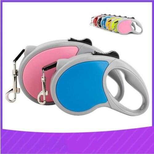 ADEWEL Nylon Automatic Retractable Durable Dog Leash Pet Lead Extension Puppy Cat Walking Running LeashExtending Dogs Rope