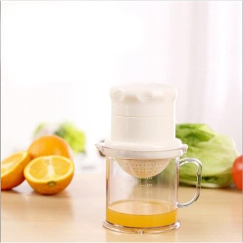 NHM 1 pcs 400ml multi-function juicer dual use manual juicer lemon orange juicer fruit squeezer Color random