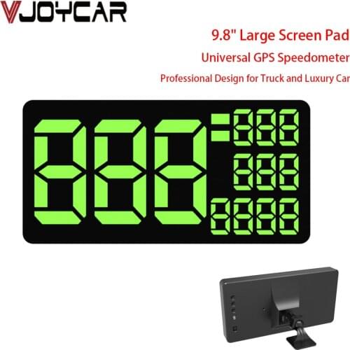 New Arrival Car HUD Largest Screen Pad 9.8" C2090 Digital GPS Speedometer KM/h MPH For Trucks Bus Boat Auto Accessories
