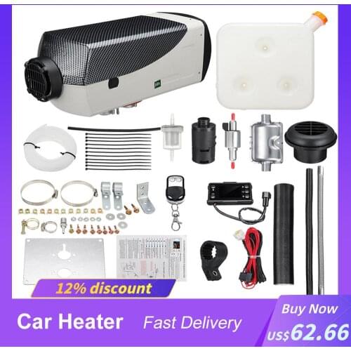 Car Heater 12V 5000W Diesel Air Heater Parking Kit Warming Equipment With Control LCD Switch Display Motorhome Trailer Boats Hot