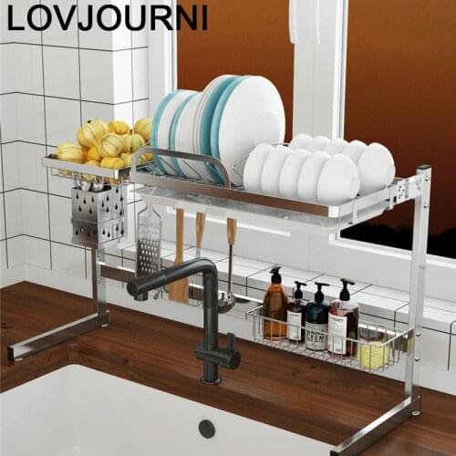 Almacenamiento Dish Drainer Organizer Organizador De Stainless Steel Cozinha Cuisine Cocina Mutfak Kitchen Storage Rack Holder