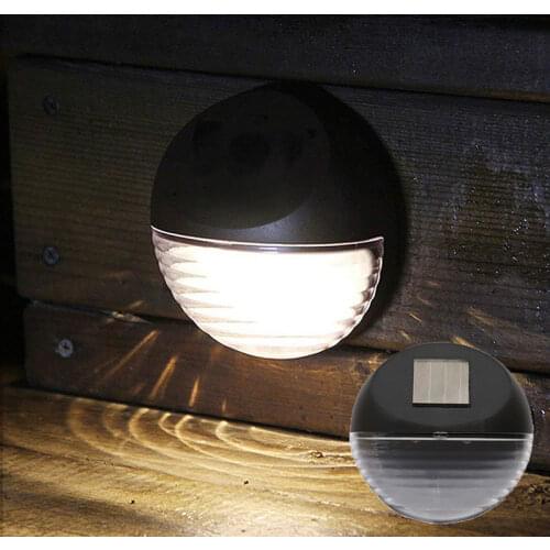 Solar Street Light Solar LED Light Mini Wall Lamp Outdoor Waterproof Light Sensor Garden Fence Step Light Automatic ON/OFF