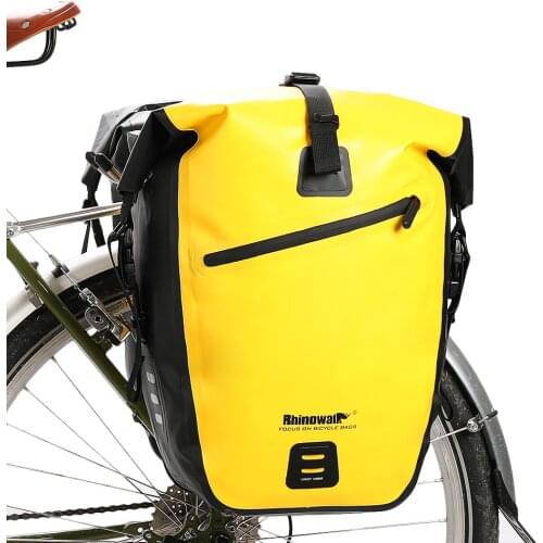 Rhinowalk27L Waterproof Bike Bag MTB Road Bike Bicycle Rear Rack Pannier Bag Cycling Rear Seat Bag Shoulder Bag Bike Accessories