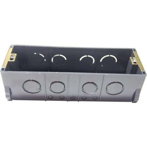 5 PCS 183x62x53mm Wall Plate Wall Mounting Socket Box Internal Cassette PVC Switch Mounting Box Junction Box