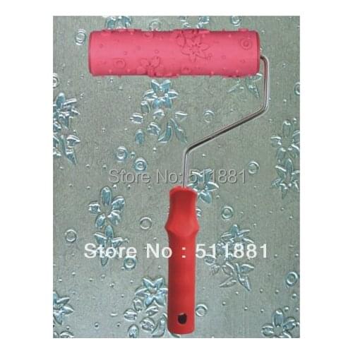 7'' NCCTEC Liquid wallpaper flower mould 180mm quality art paint embossed roller FREE shipping DROP shipping
