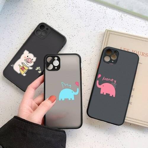 Always And Forever Best Friends Cartoon BFF Phone Cases Matte Transparent for iPhone 7 8 11 12 s mini pro X XS XR MAX Plus funda